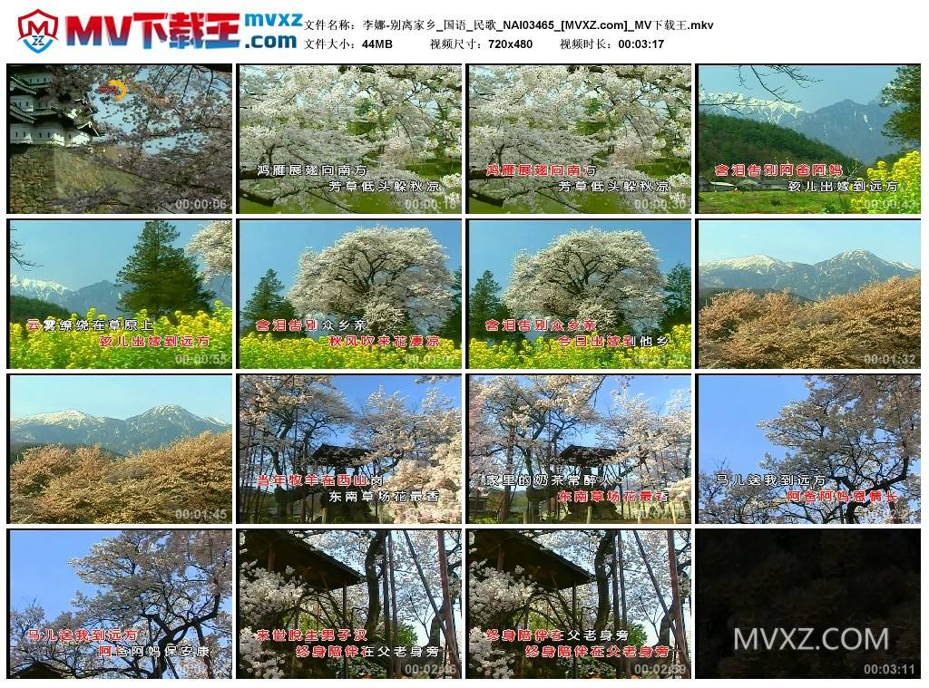 李娜-别离家乡_国语_民歌_NAI03465